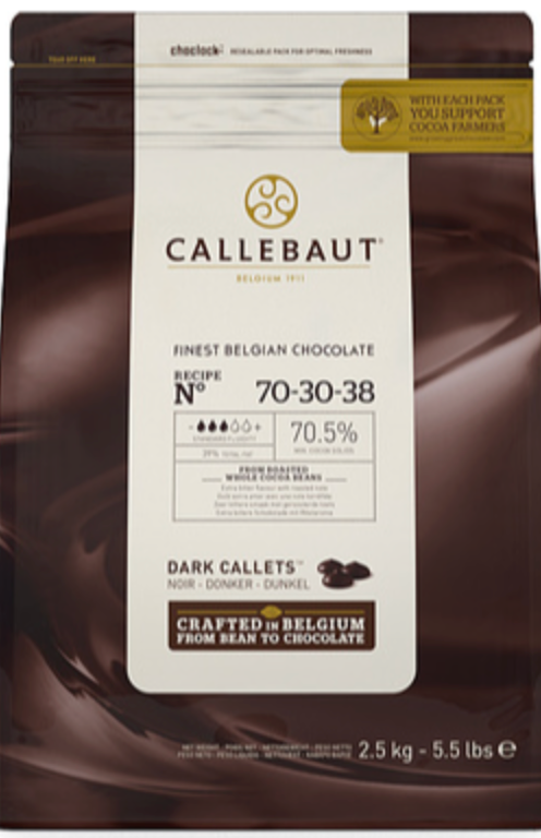 145360 SAV. Callebaut Dark Callets 70.5% - 2.5kg