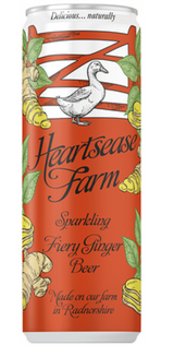 133411 SAV. Heartsease Farm Sparkling Fiery Ginger Beer 330ml Cans 12 x 330ML