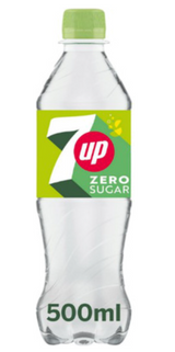 133718 SAV. 7 up Zero Bottle 24 x 500ML