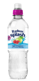 137189 SAV. Radnor Splash Apple & Raspberry Sugar Free Flavoured Water 500ml 24 x 500ML