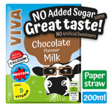130634 SAV. Viva Chocolate Milk Drink - No Added Sugar 27 x 200ML