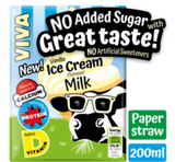 130624 SAV. Viva Vanilla Ice Cream Milk Drink - No Added Sugar 27 x 200ML