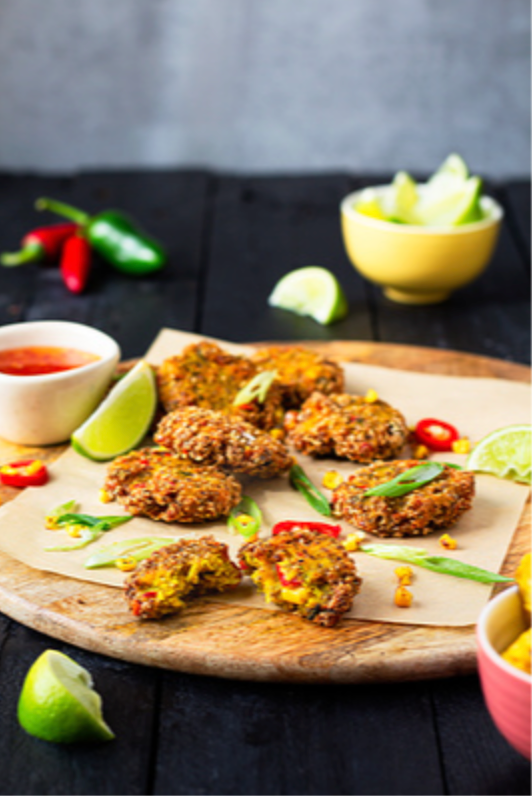 316828 SAV. Paramount Gluten Free Spicy Sweetcorn Fritter  70x30g
