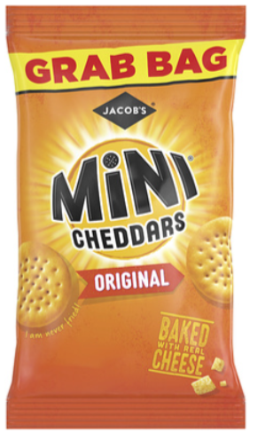 110408 SAV. Jacobs Mini Cheddars Grab Bag 30 x 45G