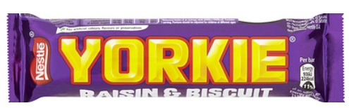 112486 SAV. Yorkie Raisin and Biscuit Chocolate Bars 1 x 24PCS