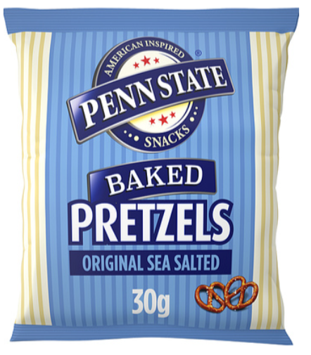 113280 SAV. Penn State Sea Salted Pretzels 33 x 32.1G