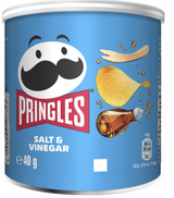 124136 SAV. Pringles Salt and Vinegar 12 x 40G