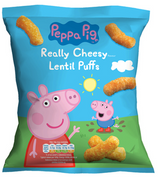 126351 SAV. Peppa Pig Really Cheesy Lentil Puffs 50 x 18G