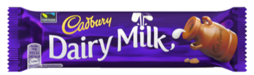 137145 SAV. Cadbury Standard Dairy Milk Chocolate Bar 1 x 48PCS
