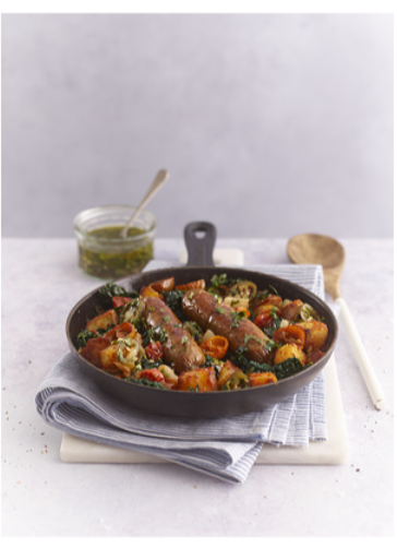 319124 SAV. Meatless Farm Plant Based Sausages 54 x 50G