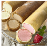 346067 SAV. Cool Delight Strawberry Ice Cream Sponge Roll 3 x 500G