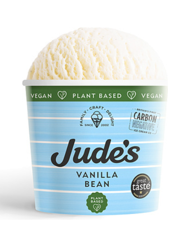 387632 SAV. Judes Vegan Vanilla Ice Cream 24 x 100ML