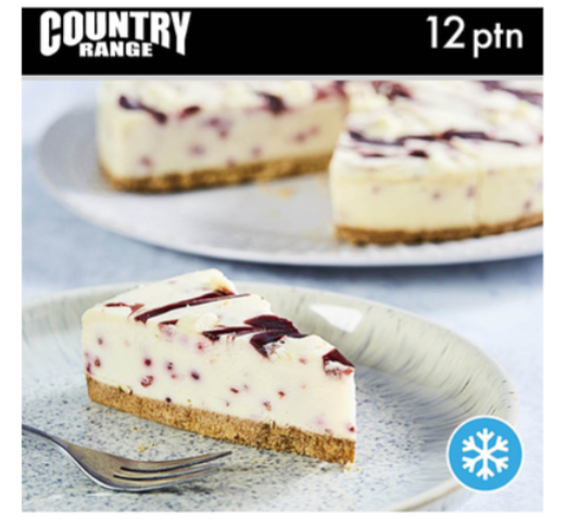 387998 SAV. Country Range Raspberry and White Chocolate Cheesecake 1 x 12PTN