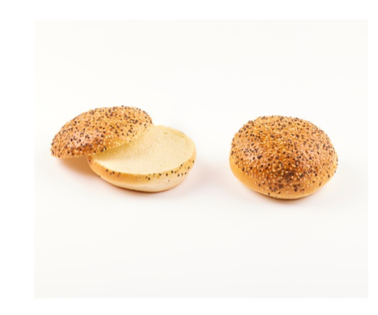 332750 SAV. Panesco Gourmet Seeded Sliced Brioche Bun 10 x 3SGL