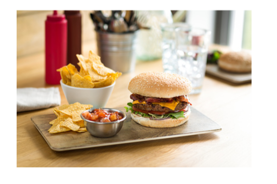 358688 SAV Kara Pre-Sliced Seeded Burger Bun (Mk5) 1 x 48SGL