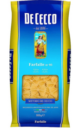 138576 SAV. De Cecco Farfalle 93 Pasta 500G