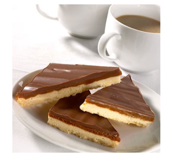 387420 SAV. Handmade Cake Company Caramel Shortcake Tray Bake (Pre-Sliced) 1 x 12PTN