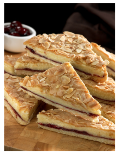 387452 SAV. Handmade Cake Company Cherry and Almond Slice Tray Bake 1 x 12PTN