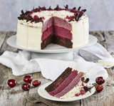 389206 SAV. Country Range Premium Chocolate Cherry Ombre Cake 1 x 14PTN