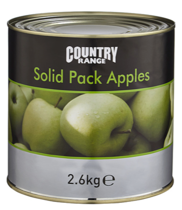 102025 SAV. Country Range Solid Pack Apples  2.6kg