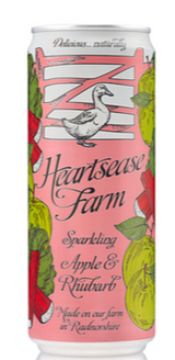 133415 SAV.  Heartsease Farm Sparkling Apple and Rhubarb 330ml Cans
