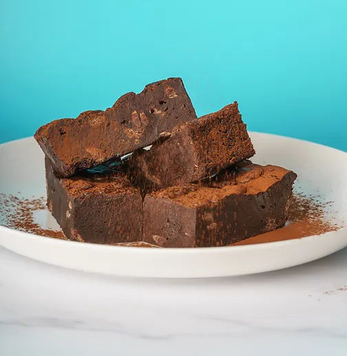 CNF23/13. Plant-based Belgian chocolate brownie