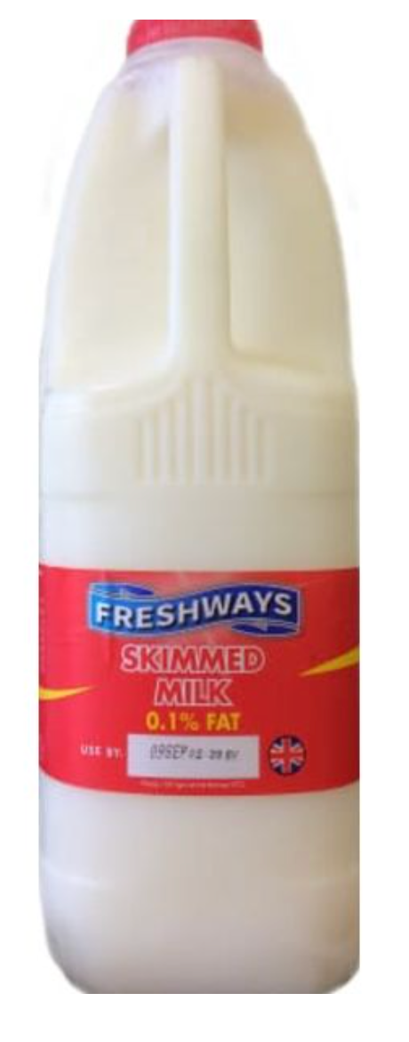 SUP. Skimmed Milk. 2 litre