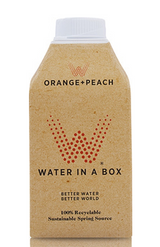 100325 SAV. Water in A Box Orange and Peach Water 500ml (12 Pack) 12 x 500ML