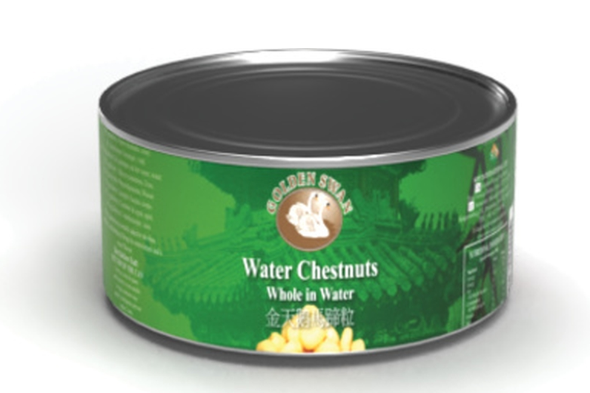 104045 SAV. Golden Swan Whole Water Chestnuts 227g 12 x 227G