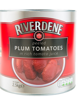 106464 SAV. Riverdene Plum Tomatoes 6 x 2.5kg