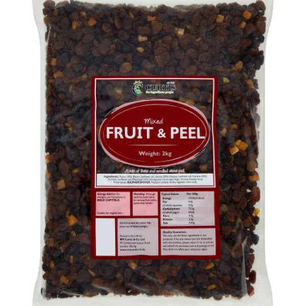 107106 SAV. Curtis Cut Mixed Peel 1kg