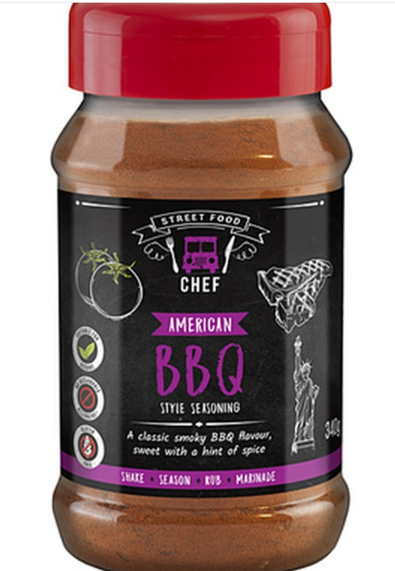 114373 SAV Essential Cuisine Street Food American BBQ Style Seasoning 340g