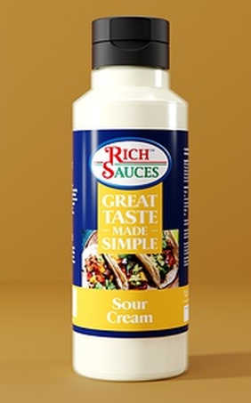 108087 SAV Rich Sauces GTMS Vegan Sour Cream Squeezy 1ltr