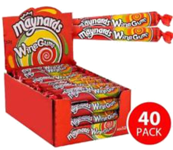 111076 SAV. Maynards Wine Gums Tube (40 Pack)