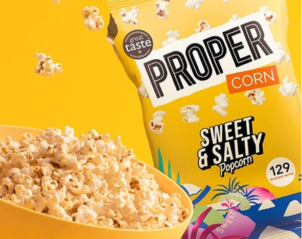 112048 SAV Proper Corn Sweet and Salty Popcorn 30g (24 Pack)