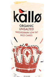 115044 SAV Kallo Organic No Salt Thin Rice Cakes 130g (12 Pack)