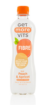 130466 SAV. Get More Vits Still Peach and Apricot 500ml (12 Pack)
