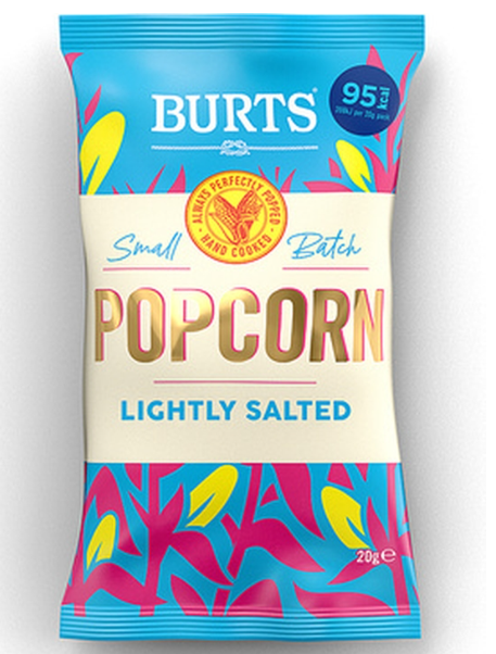 124190 SAV Burts Lightly Salted Popcorn 20g (24 Pack)