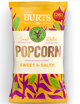 124191 SAV Burts Sweet and Salty Popcorn 28g (24 Pack)