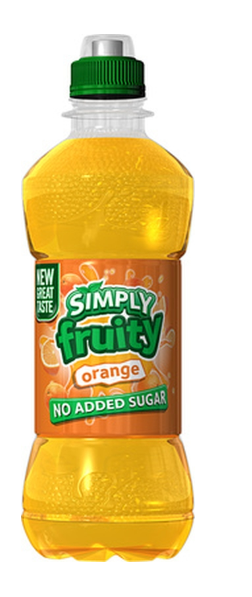 165525 SAV. Simply Fruity Orange 330ml (12 Pack)