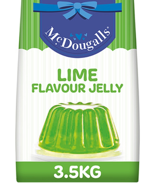 120355 SAV McDougalls Lime Jelly Crystals 3.5kg