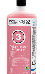 601154 SAV Evolution EV3/X2 Surface Cleaner and Sanitiser 325ml (4 Pack)