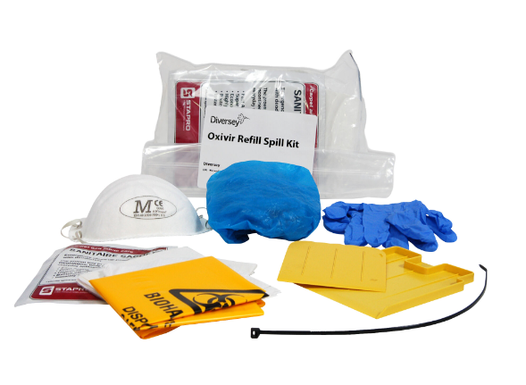 602099 SAV Oxivir Spill Kit Refill 2pcs (4 Pack)