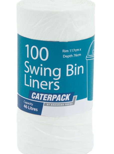 629334 SAV Caterpack Swing Bin Bags 45 inch (100 Pack)