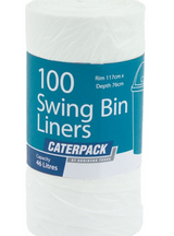 629334 SAV Caterpack Swing Bin Bags 45 inch (100 Pack)