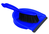 609349 SAV Robert Scott Dustpan and Stiff Blue Brush (Single)