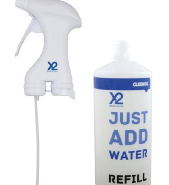 601135 SAV Evolution X2 Sprayhead and Refillable Water Bottle (Single)