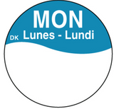 623538 SAV Retail Packaging Solutions Monday Day Label (1000 Pack)