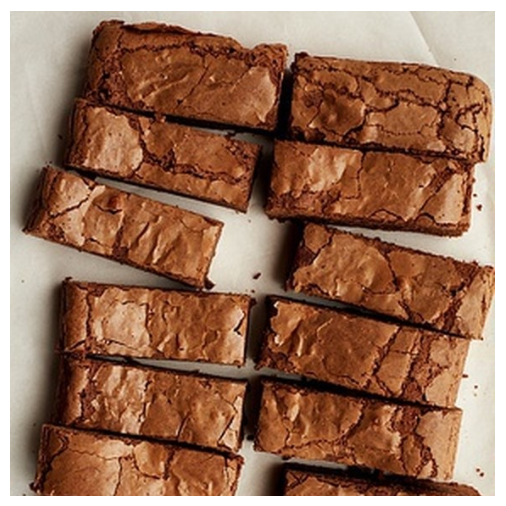 312065 SAV. Frozen Exploding Bakery Straight-Up Brownie (18 Portions)