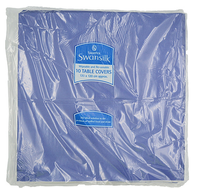 621808 SAV Swan Dark Blue Slip Covers (10 Pack)